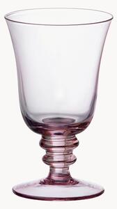 Set di 2 bicchieri da vino in vetro soffiato Leopold