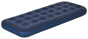 Materasso Gonfiabile Singolo con Pompa Manuale Inclusa 73x191x22 cm Blu