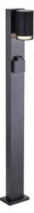 Lampada da esterno con presa SCHUKO 1x GU10/10W/230V IP44 80 cm nera