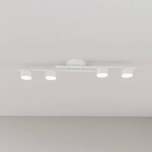 EMIBIG LIGHTING Plafoniera Fragment, bianco, lunghezza 86 cm, metallo, a 4 luci