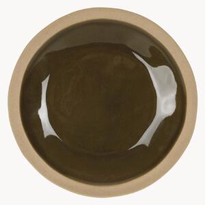 Set di 6 piatti da colazione in gres Jade