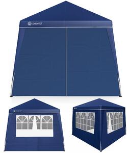 CASARIA® Gazebo Pop-up 3x3m Padiglione Incl 4x Pannelli Laterali Colori a Scelta Protezione UV50+ Borsa Pieghevole Tenda Festa Eventi Esterno Giardino