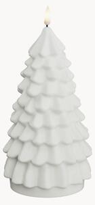 Candela a LED fatta a mano albero di Natale, effetto fiamma reale, alt. 18 cm