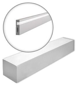 NMC IL11-box WALLSTYL Noel Marquet 1 cartone con 13 listelli decorativi Modanatura per pavimenti Illuminazione indiretta stile moderno colore grigio | 26 m