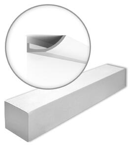 NMC WT4-box WALLSTYL Noel Marquet 1 cartone con 4 strisce decorative Cornice a soffitto Illuminazione indiretta stile classico colore bianco | 8 m