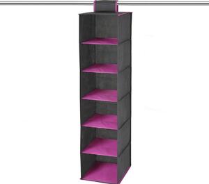 CALICOSY - Organizer da armadio a 6 ripiani da appendere