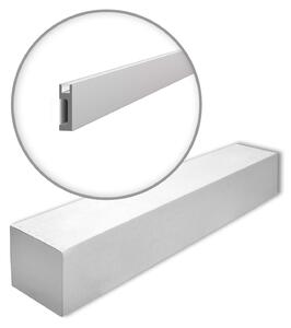 NMC IL10-box WALLSTYL Noel Marquet 1 cartone con 14 strisce decorative Modanatura per pavimenti Illuminazione indiretta stile moderno colore grigio | 28 m