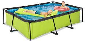 Piscina EXIT Lime 300x200x65cm con pompa filtro - Verde