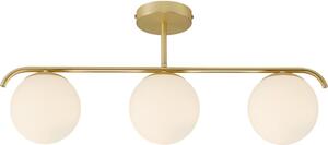 Nordlux - Lampadario a sospensione con supporto rigido GRANT 3xE14/25W/230V oro