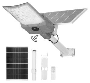 Lampione solare VEVOR da 900.000 lm, lampione da 12.000 W, con sensore crepuscolare, faro solare a LED a due sezioni con telecomando wireless, lampada da giardino, impermeabile IP65, per vialetti e cortili