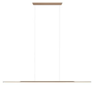 PAUL NEUHAUS Lampada a sospensione PURE Surface 125x25, regolabile in altezza, 3000K, bronzo, 2301-97