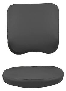 Copertura elastica grigia in poliestere ed Spandex per sedia da ufficio