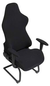 Coprisedili per gaming, ergonomici, elasticizzati, adatti per sedie da ufficio e per computer, stile racing, colore nero