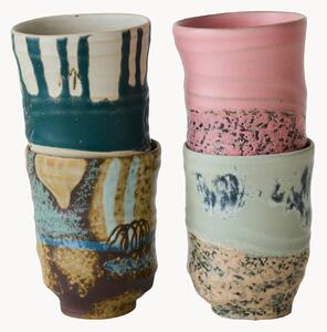Set di 4 tazze dipinte a mano Artist Ceramics
