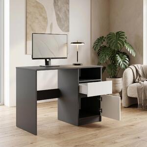 Scrivania compatta 100x50 cm | Scrivania moderna per computer e ufficio | Scrivania per PC per l'home office e la camera dei ragazzi | Ampia scelta di colori