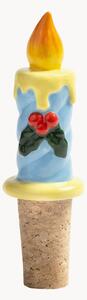 Tappo per bottiglia in dolomite dipinto a mano Candle