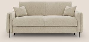 Gregory Divano letto con materasso h18 cm in microfibra effetto vellut