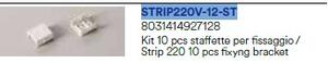 Kit 10pcs staffette per fissaggio strip220v strip220v-12-st