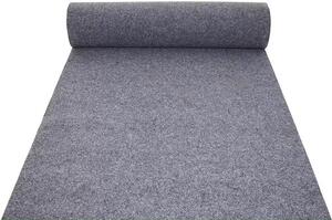 Tappeto Passatoia da Esterno/Interno 1x30m in Polipropilene Rubino Grigio