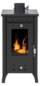 Stufa a Legna 33x38,5xh74 cm 7,7 Kw Matilde Nera