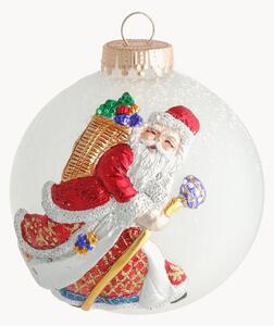 Pallina di Natale dipinta a mano Santa