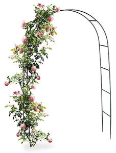 Arco da Giardino Supporto per Rose Piante Rampicanti in Metallo Altezza 240 cm