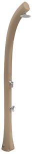 Doccia Solare da Esterno Giardino 26L Miscelatore e Lavapiedi Arkema New Happy Dove gray