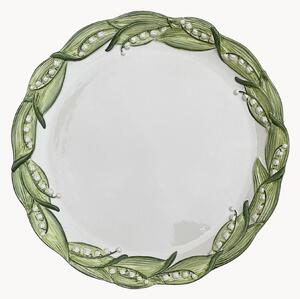 Piatto da portata dipinto a mano Lily of the Valley