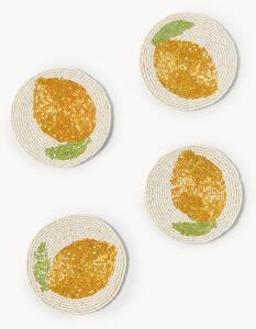 Set di 4 sottobicchieri Lemon