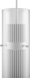 Lampada a sospensione Maytoni Dynamics con tubo di vetro, attacco GU10, 50 W, dimmerabile, bianco/trasparente