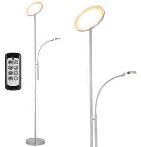 Lampada PIantana da Terra Touch LED 36W 2000Lm 2 Luci Dimmerabile + Telecomando