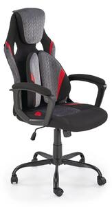 Sedia da ufficio JENSEN nero / frassino / arancione