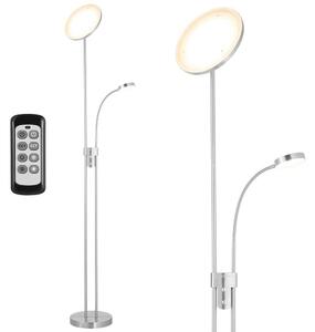 Lampada PIantana da Terra Touch LED 36W 2000Lm 2 Luci Dimmerabile + Telecomando