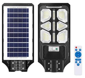 Lampione Stradale Faro LED 90W Solare Luce Esterno Sensore Movimento Telecomando