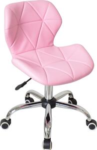 Sedia da ufficio dal design moderno - sedia direzionale - regolabile in altezza - rosa