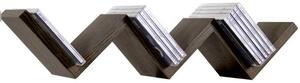 Mensola Parete Moderna Design Zig Zag Mensole Muro Scaffale 3 Ripiani Wenghe