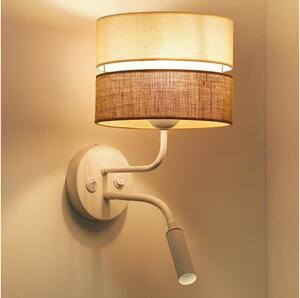 Brilagi - Applique ROYAL YUTE 1xE27/15W/230V + 1xG9/6W beige/color crema/bianco