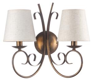 ONLI - Applique POMPEI 2xE14/6W/230V bronzo