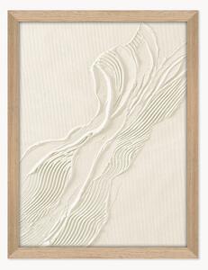 Quadro su tela dipinto a mano con cornice Beige Heritage