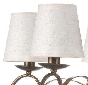 ONLI - Lampadario a sospensione con catena POMPEI 5xE14/6W/230V bronzo