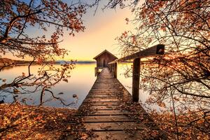 Fotografia Autumn at the lake, Ulrike Eisenmann