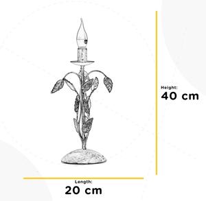 ONLI - Lampada da tavolo COLLANA 1xE14/6W/230V 40 cm bronzo
