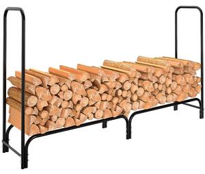 Portalegna Supporto Metallo Porta Legna Interno Legnaia Camino Stufa 200x36x115