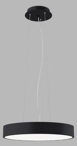 Apparecchio LED a sospensione MONO SLIM P-Z CRI90, Variante: MONO SLIM P-Z, Ø 400 mm, 30 W, 2100 lm, nero, 2CCT