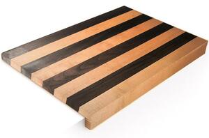 Tagliere Piano di Lavoro in Legno di Bambu per Tagliare Verdura Carne 52 x 37 cm