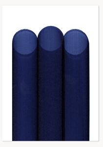 Poster Blue Pipes