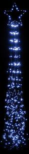 Stella Cometa Albero di Natale Puntale Cascata Illuminazione Led Natalizia
