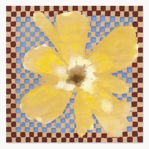 Stampa digitale Flower with Checks 03
