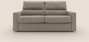 Paloma divano letto con materasso alto 18 cm con Aloe Vera in tessuto