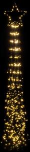 Stella Cometa per Albero di Natale Puntale Cascata con 465 Led Bianco Caldo